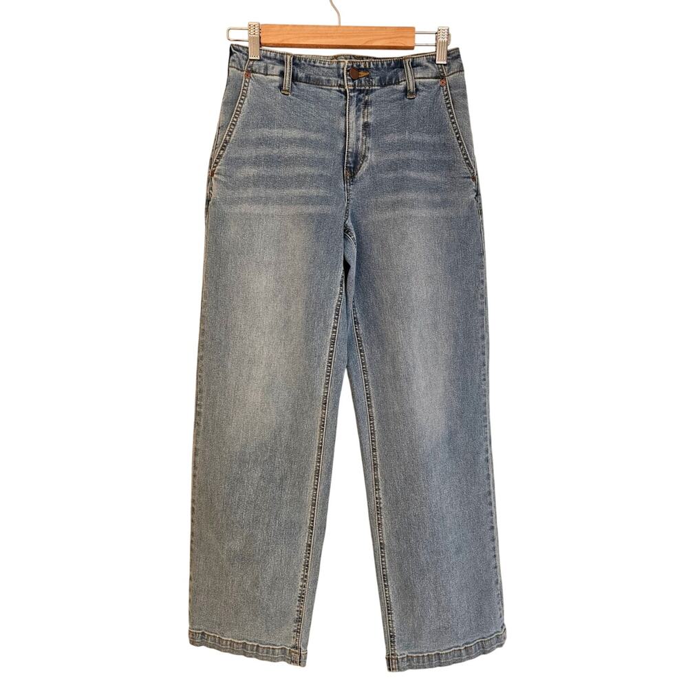 Volcom 1991 Stoned Jeans, Low Rise Retro, Skate, Light Blue, Sz 26, NEW